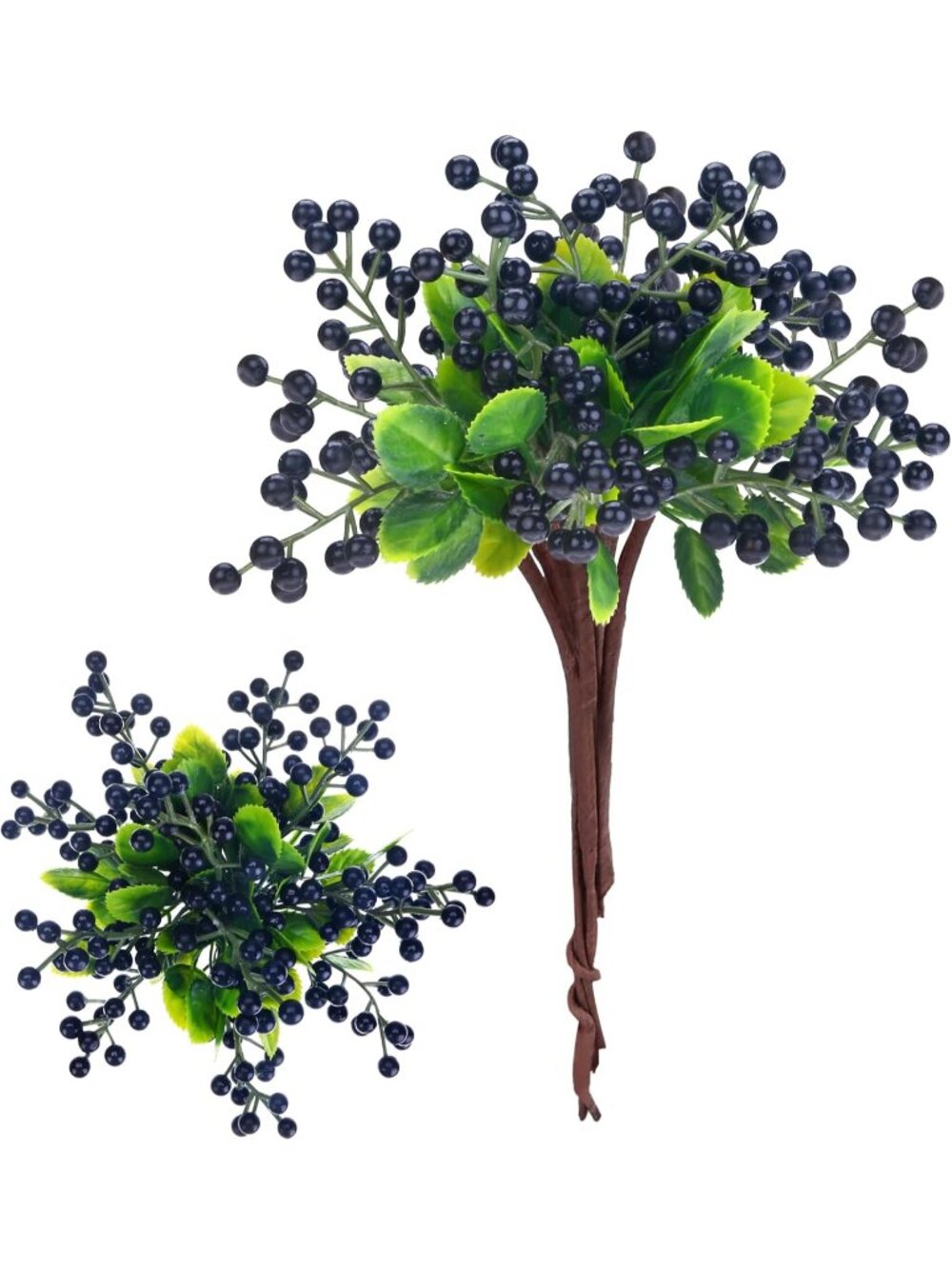 New 6 Pack Christmas Picks, Artificial Red Berry Stems for Tree & Wreath Decor